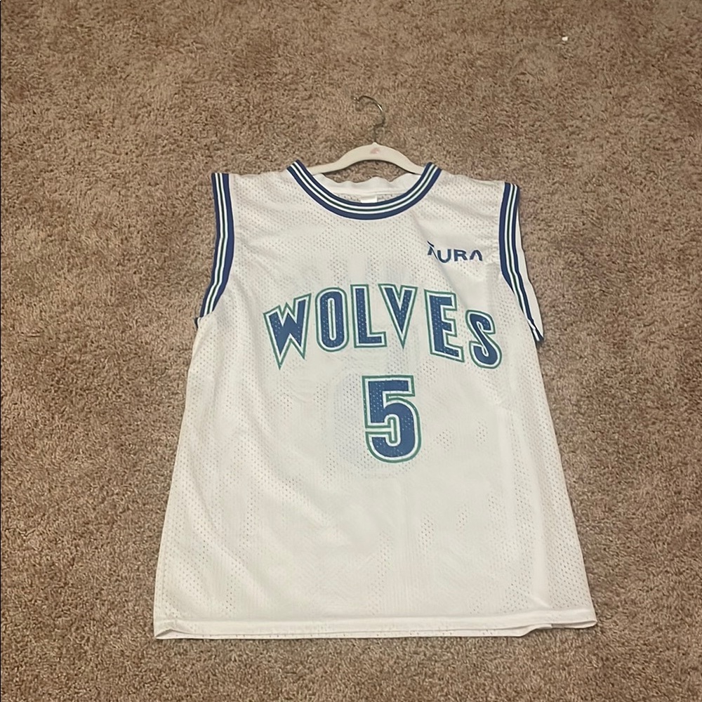 White Timberwolves throwback Anthony Edward’s Jersey (No tags never worn)